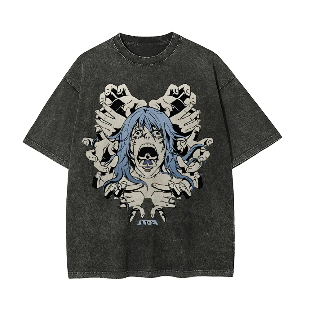 เสื้อยืด Mahito Jujutsu Kaisen - Acid Wash Vintage Graphic T Shirt บทวิจารณ์และราคา