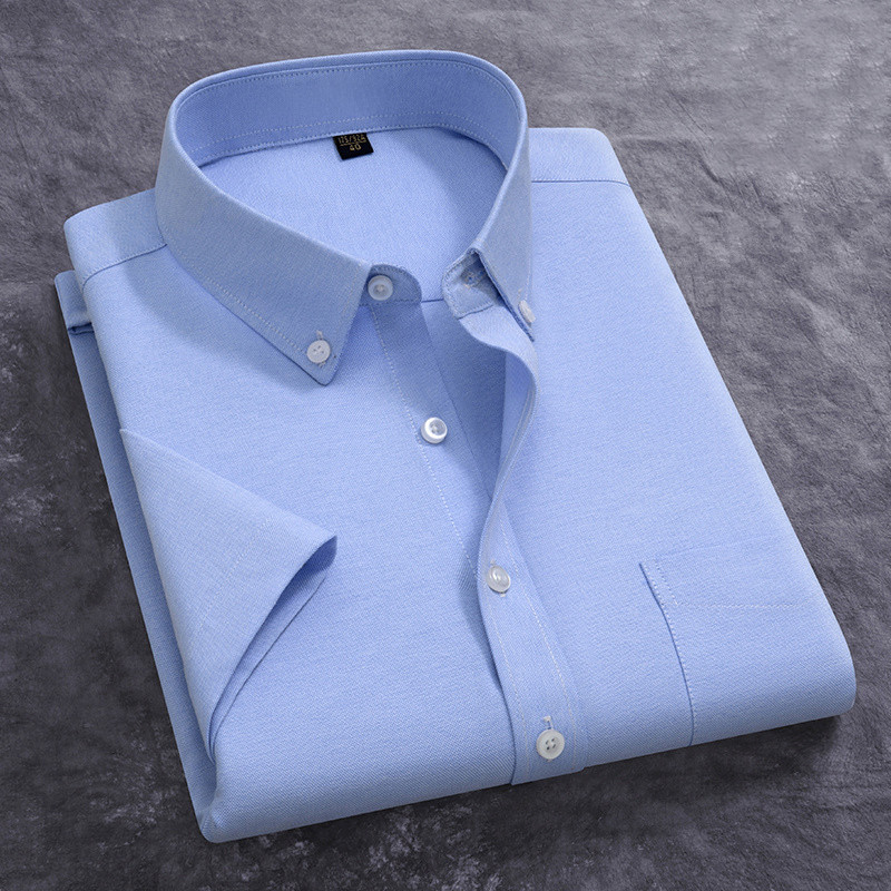 ผ้าฝ้าย 100% ผู้ชาย Oxford เสื - Oxford Cotton Casual Shirt Business บทวิจารณ์และราคา